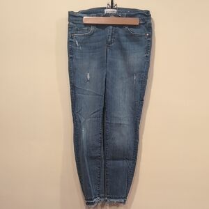 Stylish Blue Ankle Jeans for Women